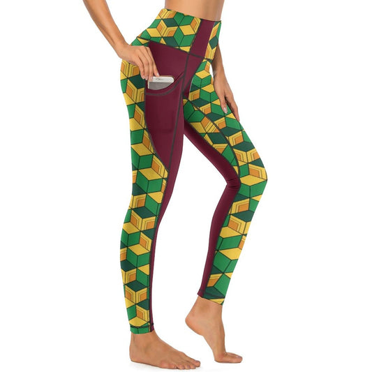 Demon Slayer ~ Leggings w/ Pockets