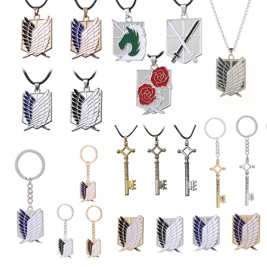 Attack on Titan ~ Necklaces and Keychains